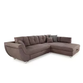 MARABELLA - Sarok-ülőgarnitúra (Barna)