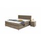 WENDY - Boxspring ágy - 180x200 (Világosbarna)