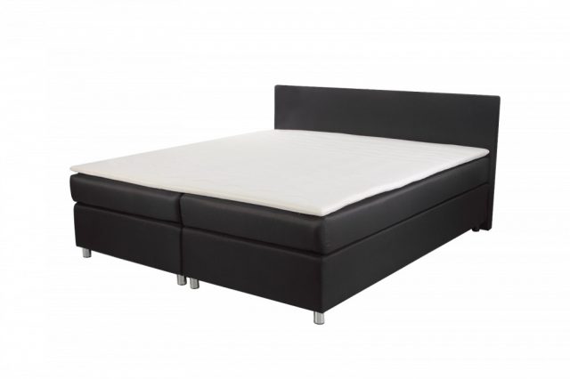 ASCOT 160 - Boxspring ágy (fekete)