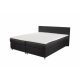 ASCOT 160 - Boxspring ágy (fekete)