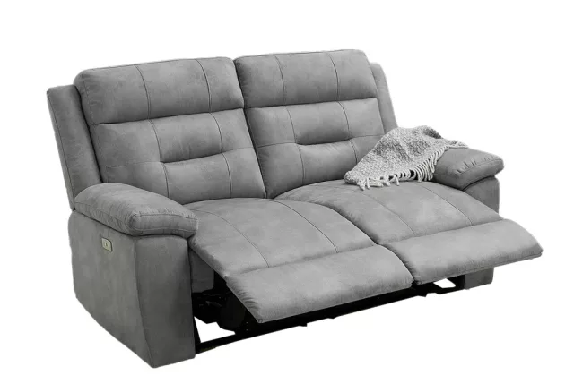 Walkman 2 kétüléses relax kanapé elektromos funkcióval - szürke NE 169 900