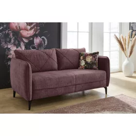 Navara 2,5 üléses kanapé - padlizsán