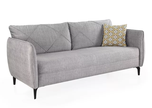 Navara 3 üléses kanapé - világos szürke