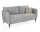 Navara 2,5 üléses kanapé - világos szürke