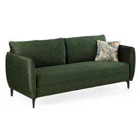 Navara 3 üléses kanapé - sötét zöld