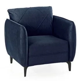 Navara fotel - velur hatású sötétkék