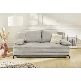 LEON kanapé - halvány szürke (finom kordbársony)