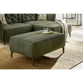 Salo puff - velúr hatású zöld