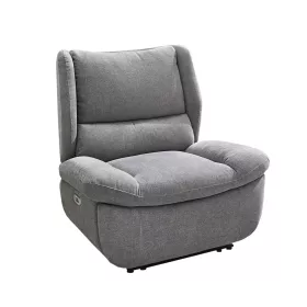 MAYTON elektromos relaxfotel - szürke zsenília