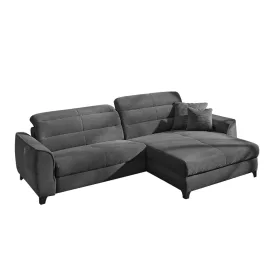 DAMASCUS - Sarokkanapé (kord sötétszürke)