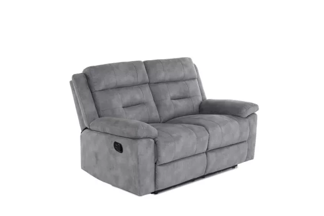 Walkman 4 két személyes relax kanapé manuális funkcióval - szürke NE 48 000