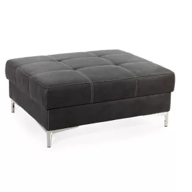 San Bern puff - szürke (antik bőr megjelenésű)