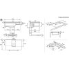AEG IDK84453IB Indukciós főzőlap beépített páraelszívóval - 83 cm