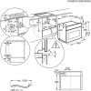 AEG KMK968000M CombiQuick beépíthető kompakt sütő + mikró