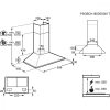 Zanussi ZHC62462XA Kürtős páraelszívó - 60 cm