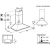 Zanussi ZHC62462XA Kürtős páraelszívó - 60 cm