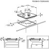 Zanussi ZGH62414XA Beépíthető gáz főzőlap - 60 cm