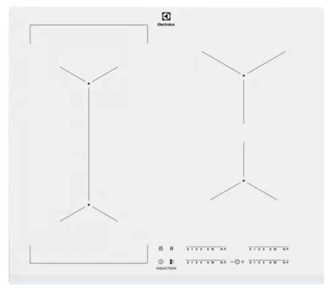 Electrolux EIV63440BW Bridge 300 Beépíthető indukciós főzőlap, 60 cm