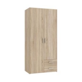 Telane 2-ajtós gardróbszekrény - sonoma tölgy