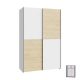 Schach&Matt gardrób (SHMS62231-M870) fehér/sonoma - 120 cm