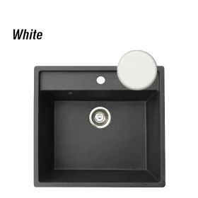 Magma 1B gránit mosogatótálca GranMaster - White