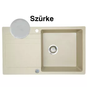   Riva 1B 1D gránit mosogatótálca GranMaster - titánszürke