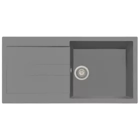   Elegance AM9910 1B 1D gránit mosogatótólca Plados - Titanio