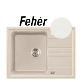 LUKA 1B 0,5D - Mosogatótálca GM 58 Fehér