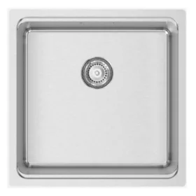   UNA 40 1B alá és fölé építhető rozsdamentes mosogatótálca RODI (40x40 cm)