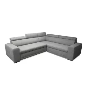   Armano (Alabama) jobbos sarokkanapé ágyfunkcióval - világosszürke