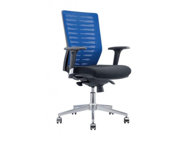 Béta Mid hálós háttámlás forgószék - Kék