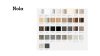 NOLA 140 - Fürdőszobabútor-szett (natúr tölgy+matt fehér pult) - 34-féle színben 