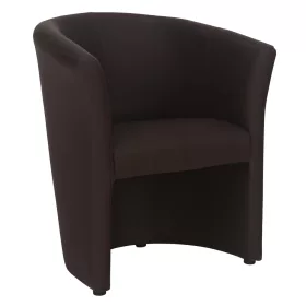 Cuba fotel - textilbőr, barna