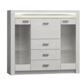 INFINITY I-08 - Vitrines komód - fehér kőris