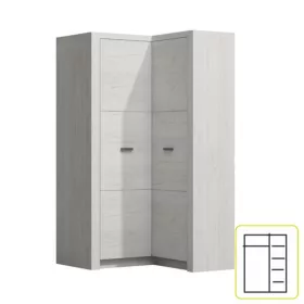 INFINITY I-14 - Sarokszekrény - fehér kőris