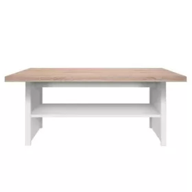   Dohányzóasztal 115, DTD laminált, fehér/tölgy sonoma, TOPTY TYP 18