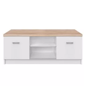   RTV asztal 2d, DTD laminált, fehér/tölgy sonoma, TOPTY TYP 15