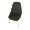 Étkezőszék, sötétbarna szövet/bükk, LEGA