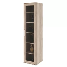 Polcos vitrin, DTD laminált, sonoma tölgyfa, DUNAJ 4