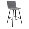 Bárszék, világosszürke/szürke/fekete, TORANA
