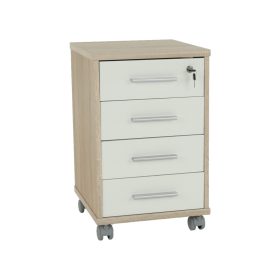 Johan 2 new 12 JH002 irodai konténer, sonoma/fehér