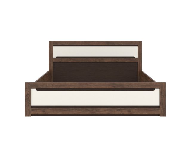 RUSO 012 ágykeret - 160 LOZ/160 - texas tölgy/világos szürke