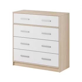 TULIA komód tölgy  SONOMA/fehér 4S