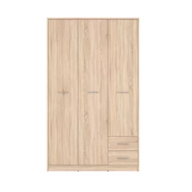 Nepo 018 - Gardróbszekrény (sonoma tölgy) SZF3D2SN