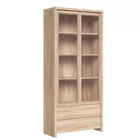 KASIA 014 álló vitrin - sonoma tölgy - REG2W2S