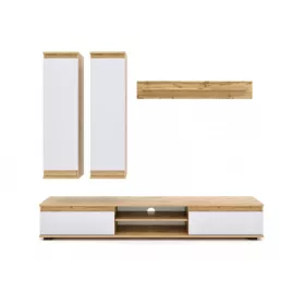   Suzie 175 - nappali bútor szett tv-állvánnyal (tahoe tölgy/fehér)