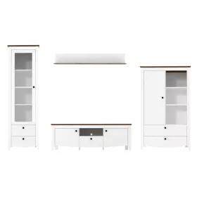   KIARA nappali bútor szett tv-állvánnyal - nymphaea alba/trüffel tölgy (RTV2D1S,REG1W2S,POL140,KOM1D2S)