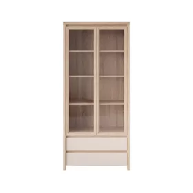 KASIA 012 álló vitrin - sonoma tölgy/kasmír - REG2W2S