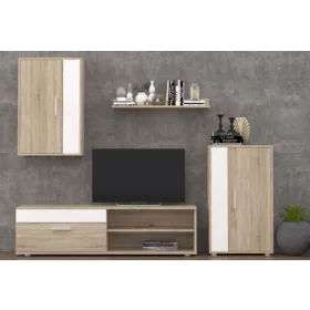 Sinny mini szekrénysor - sonoma tölgy/fehér