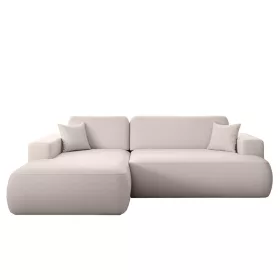 GIO ágyazható, ágyneműtartós sarokkanapé bézs (balos)